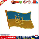 Ukraine Country Flag Brooch Ukrainian Lapel Pins Hat Cap Backpacks Badge Newly