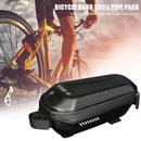 1pc Outdoor Cycling Tackles Waterproof Bike Hard Shell Front Top Tube Bag Black