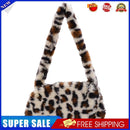 Animal Pattern Underarm Bag Women Mini Plush Shoulder Handbags Purse (8)