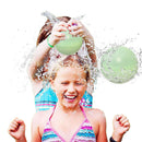 4pcs Water Bomb Splash Balls Silicone Pool Water Balloons (Circle Mixed)