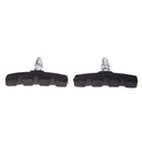 Rubber bicycle brake pads 1 pair of V brake padding cycling brake blocks holder