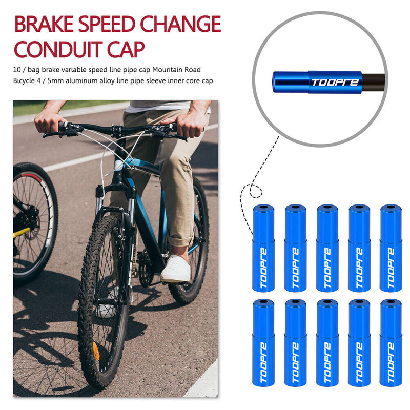 Aluminum Alloy Bicycle Brake Derailleur Shift Inner Wire Tip Cycling Accessor