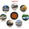 5pcs 12V-24V 3 SMD LEDs Truck Turn Signal Lamp Trucks Clearance Lights Windproof