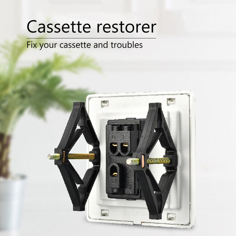 10x Switch Cassette Socket Bottom Box Repair Holder Rod Electrician Accessory