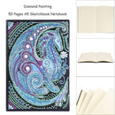 DIY Pterosaur Special Shaped Diamond Painting 50 Page A5 Sketchbook Journal Book