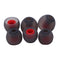 6pcs In Ear Earphone Silicone Earbuds Replace for KZ Headset (Gray+Red) Newly