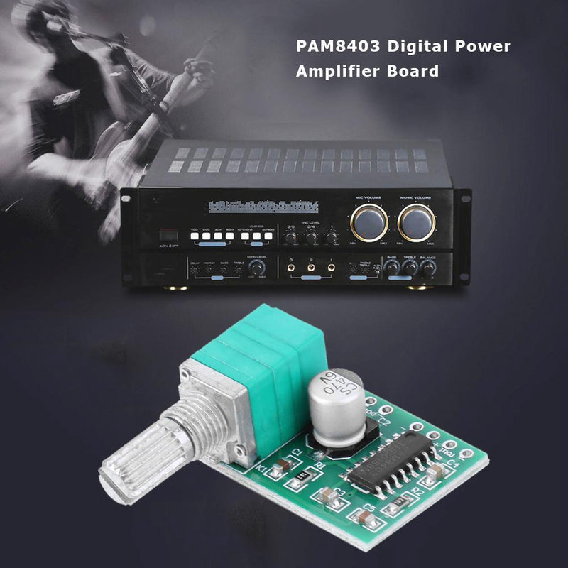 Dreamitpossible Mini PAM8403 5V Power Audio Amplifier Board Module 2 Channel 3W