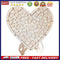 Wedding Wood Heart Shape Signature Guest Book Tabletop Guestbook Drop Box D