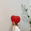 Mini Shoulder Messenger Bag Love Heart Leather Women Kids Girl Fashion Handbag