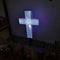 Solar Powered Light Cross by Eternal Light Memorial Garden Grave Light R6V1