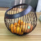 Style Modern Home Storage Basket Woven Iron Wire Hollow Storage Fruit Plate