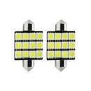 5630 12SMD 39MM COB Car LED Reading Bulbs Dome Lamp Festoon Light C5W For 4Pcs