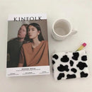 Cartoon Cow Pattern Cute Pocket Headphone Bag Coin Purse Mini Storage Bag