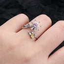 Tools Jewelry Yarn Guides Thimble Ring Crown Knitting Loop Crochet Finger Wear