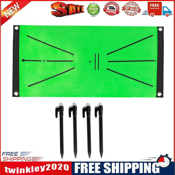 Golf Training Mat for Swing Detection Batting Practice Aid for Home Office