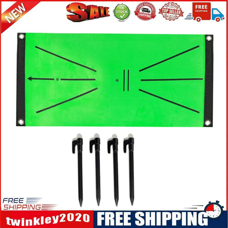 Golf Training Mat for Swing Detection Batting Practice Aid for Home Office