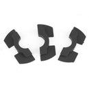 6pcs Rubber Damping Electric Scooter Vibration Damper for M365 (Black)