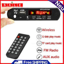 DC 8V-24V Bluetooth-Compatible 5.0MP3 Player Decoder Board Color Screen for Car