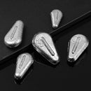 Line Sinkers Fishing Lead Pendant Fishing Lead fall Fishing Tools Flat Shaped