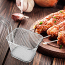 Snack Potato Chips Frying Colander Square French Fries Fried Basket Cooking T