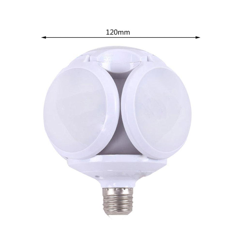40W PP LED Football Bulb Foldable Light Fan Blade Folding Bulbs (90mm/220V)