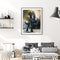 Oil Paint By Numbers Wall Art Posters Black Horse Picture Decoration Art Craft