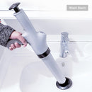 Bathroom Toilet Air Drain Blaster Plunger High Pressure Sink Dredge Cleaner