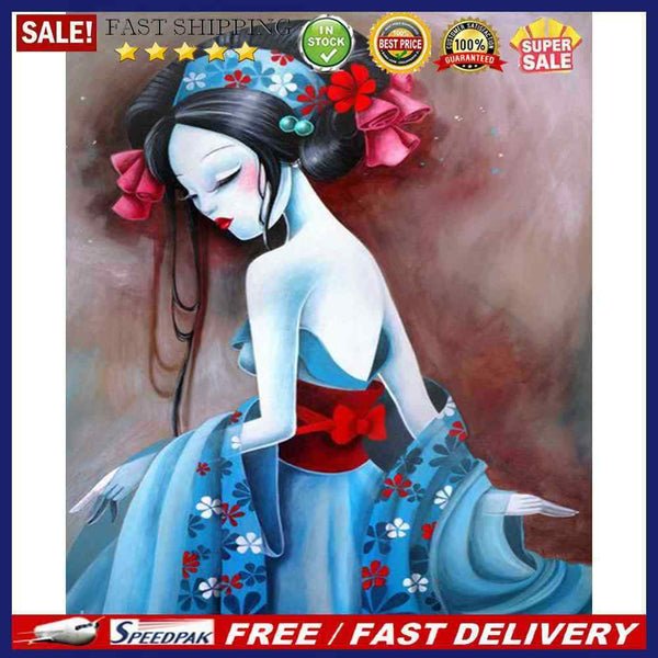 Dancing Girl Oil Paint By Numbers Hand Painted Wall Art Craft Home Decorations