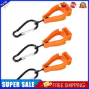 9pcs Glove Grabber Clamp Catcher Safety Working Clip Holder Hanger (Orange)