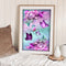 Flowers and Butterflies Oil Paint By Numbers DIY Handpainted on Canvas Wall Arts