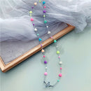 Heart Beaded Sunglasses Chain Eyeglass Strap Face Lanyard Beaded Glasses Chains