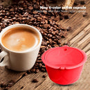Stainless Steel Reusable Coffee Capsule Cup Filter for Dolce Gusto (Red)