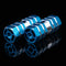 2pcs BMX Mountain MTB Bike Bicycle Alloy Axle Pedals Foot Stunt Pegs Blue