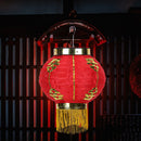 8 inch Cloth Lanterns Pub Restaurant Waterproof Lantern with Tassel (2pcs) Newly