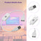 5V LED Lamp Touch Dimmer Brightness Control Light Switch Controller (White)