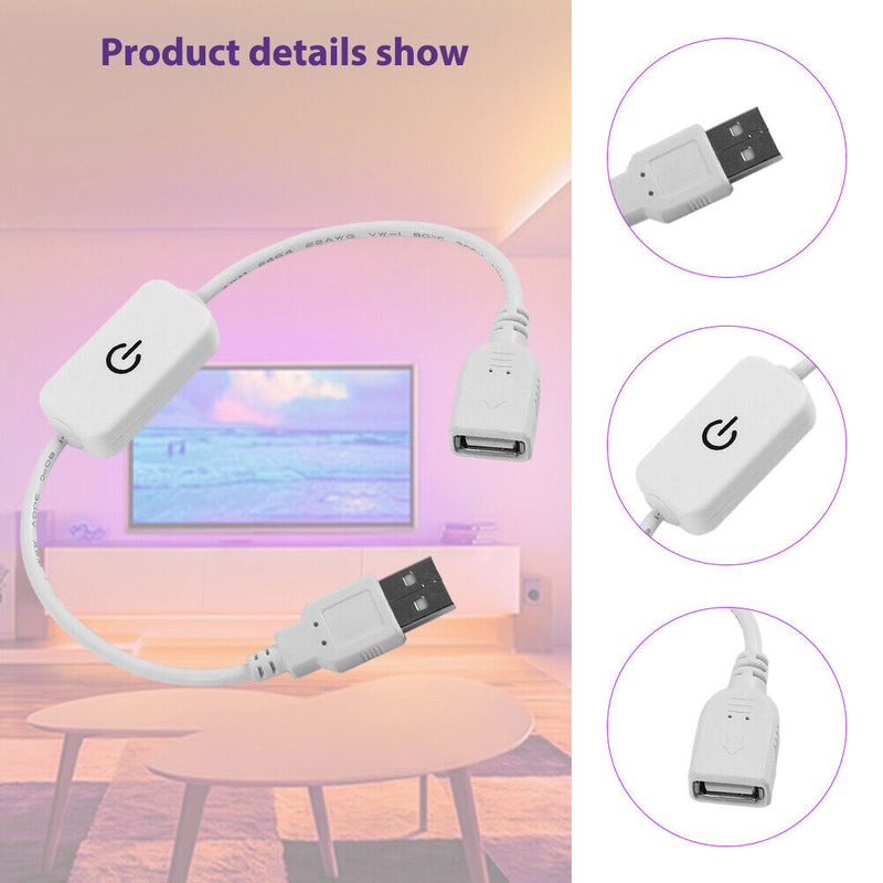 5V LED Lamp Touch Dimmer Brightness Control Light Switch Controller (White)