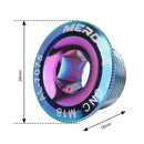 Mountain Bike Tooth Plate Crank Screw Cap Crankset Crank Cover (Multi M18) Newly