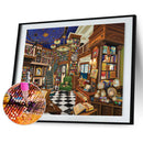 5D DIY Full Round Drill Diamond Painting Cozy study room