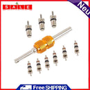 9pcs R134a Car Air Conditioning Valve Cores R-134a with Remover Installer Tool