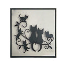 1x Love Cats Metal Cutting Dies Scrapbooking Cuts Cards Making Stencil C0W9