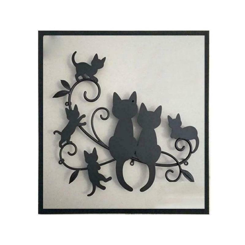 1x Love Cats Metal Cutting Dies Scrapbooking Cuts Cards Making Stencil C0W9