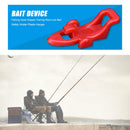 Fishing Hook Keeper Fishing Rod Lure Bait Safety Holder Plastic Hanger(Red)