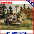 Painting By Numbers DIY Automobile Hand Painted Canvas Oil Art Picture Craft Kit