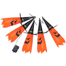 Halloween Glowing Wizard Light Safe LED Ghost String Lantern 5 in 1 Party F