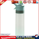 650ML Spray Water Bottle with Handle Plastic PC Frosted Space Cup (Green) Newly