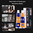 2pcs Iron Steel Casting Agent Tools A + B Metal Repairing Adhesive Super Glue