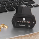 DC 6V-80V Hour Meter Hourmeter Gauge for Boat Car Truck Engine Rhombus Newly