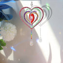 DIY Diamond Painting Double-sided Hanging Rotatable Wind Chime (GSP205) Newly