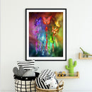 40x50cm Colorful DIY Paint By Number Kit Dream Catcher Butterfly Decoration Gift