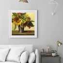 Flower Oil Paint By Numbers Kits DIY Hand Painted Home Decoration Gift No Frame